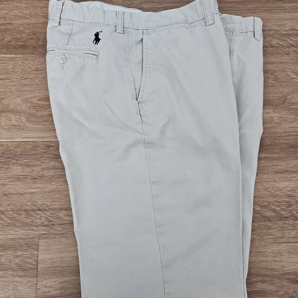 Polo By Ralph Lauren Men's Light Khaki Preston Chino Pants 38x34 - Picture 6 of 8